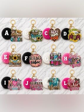 Pom Pom Keychain Charm | Bag Accessory | Cre8tive Concepts Boutique®